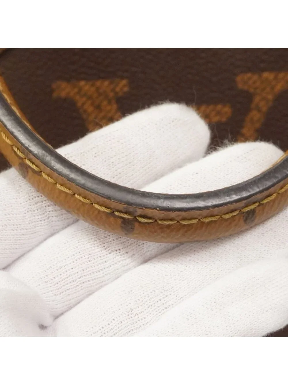 Louis Vuitton Tote Bag Monogram Giant Reverse On The Go MM Brown 2-Way